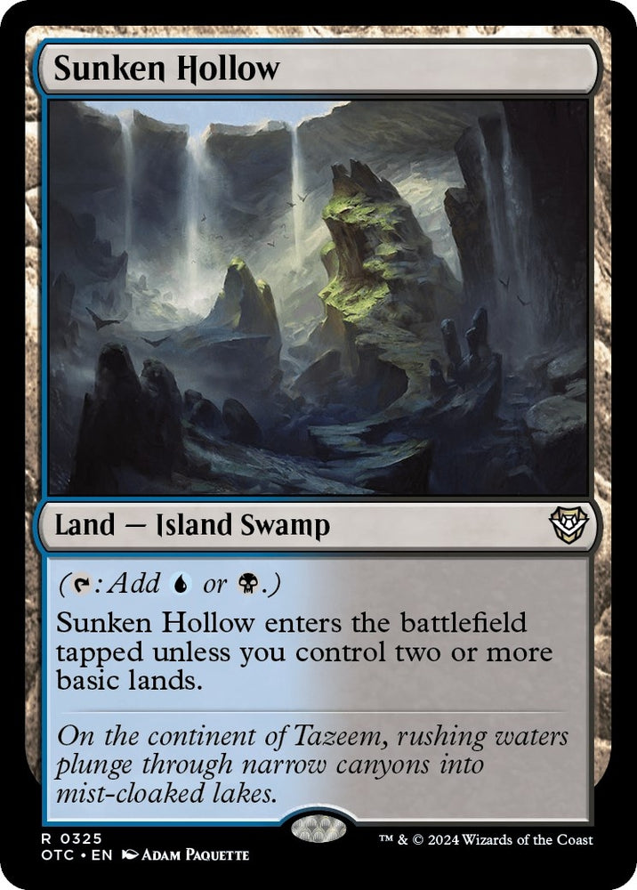 Image for Sunken Hollow (325) [Commander: Outlaws of Thunder Junction]