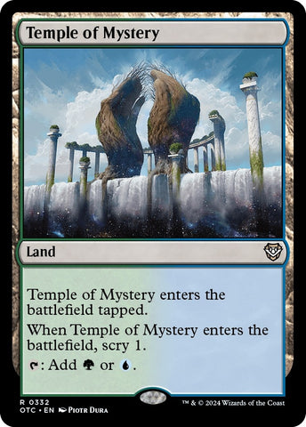 Image for Temple of Mystery (332) [Commander: Outlaws of Thunder Junction]