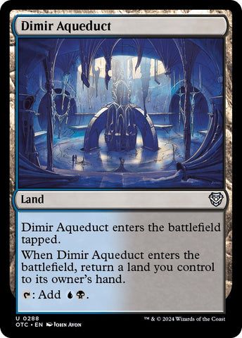 Image for Dimir Aqueduct (288) [Commander: Outlaws of Thunder Junction]
