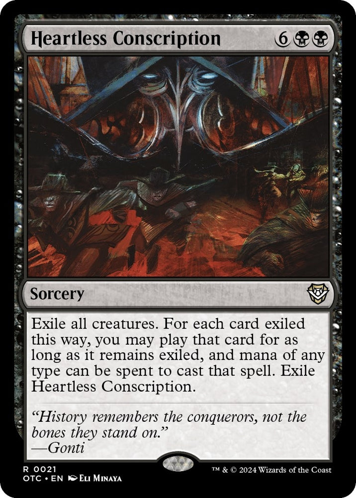 Image for Heartless Conscription (21) [Commander: Outlaws of Thunder Junction]