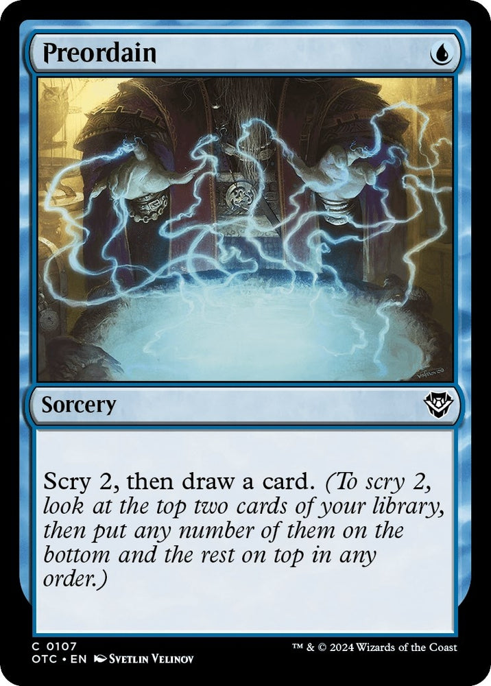 Image for Preordain (107) [Commander: Outlaws of Thunder Junction]