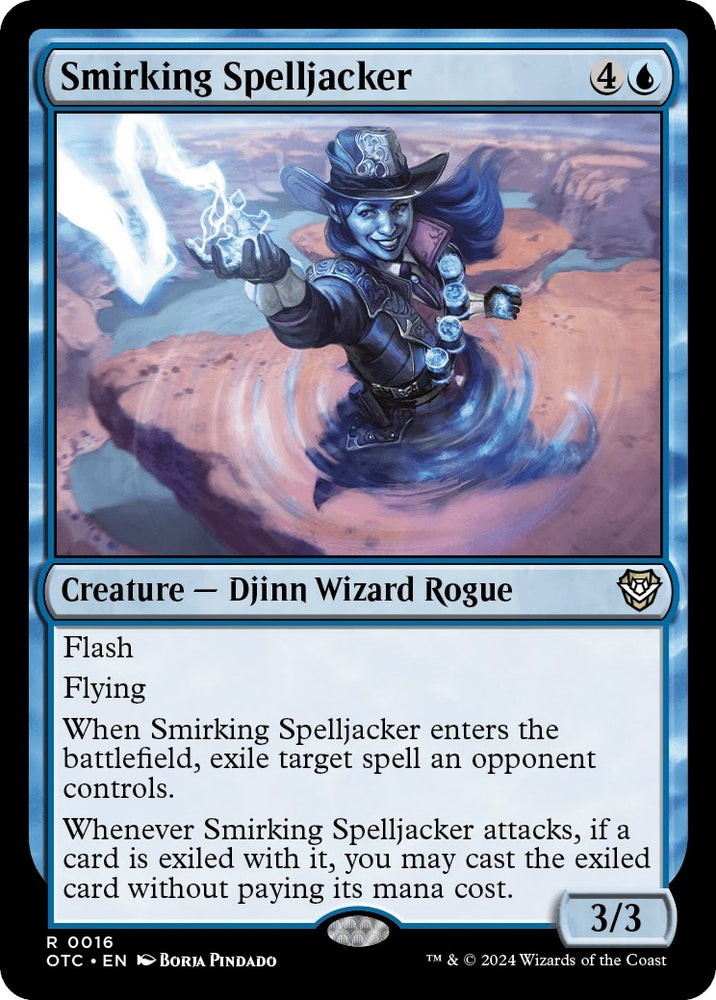 Image for Smirking Spelljacker (16) [Commander: Outlaws of Thunder Junction]