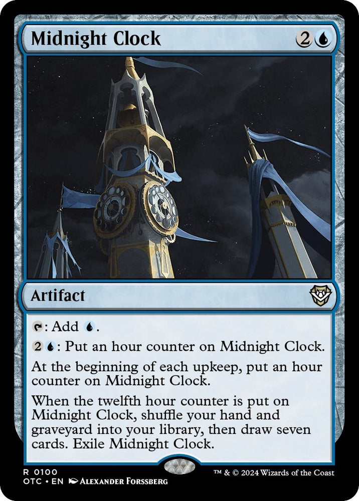 Image for Midnight Clock (100) [Commander: Outlaws of Thunder Junction]