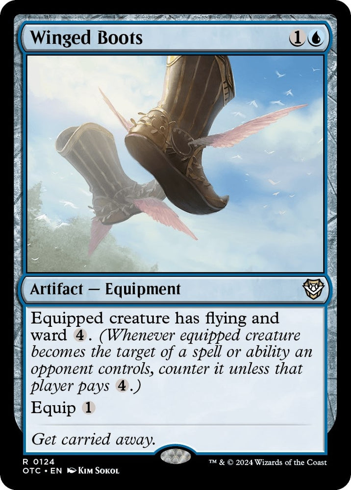 Image for Winged Boots (124) [Commander: Outlaws of Thunder Junction]