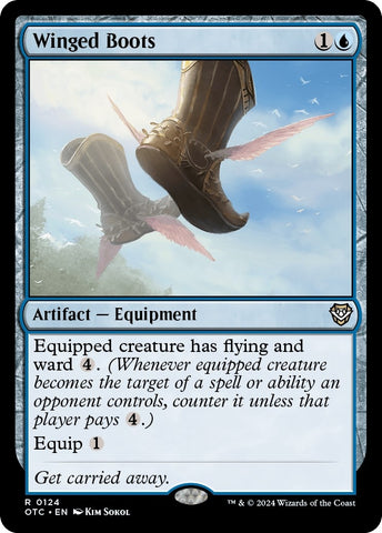 Image for Winged Boots (124) [Commander: Outlaws of Thunder Junction]