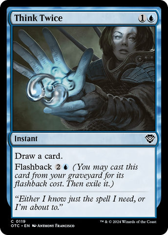 Image for Think Twice (119) [Commander: Outlaws of Thunder Junction]