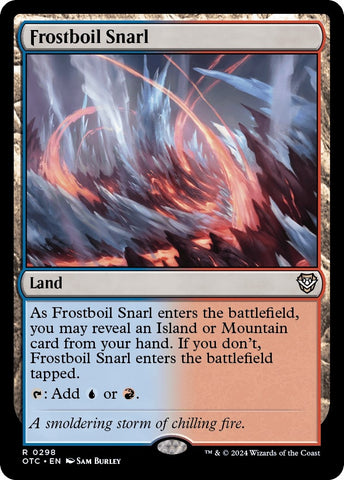 Image for Frostboil Snarl (298) [Commander: Outlaws of Thunder Junction]