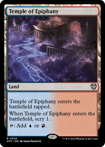 Image for Temple of Epiphany (329) [Commander: Outlaws of Thunder Junction]