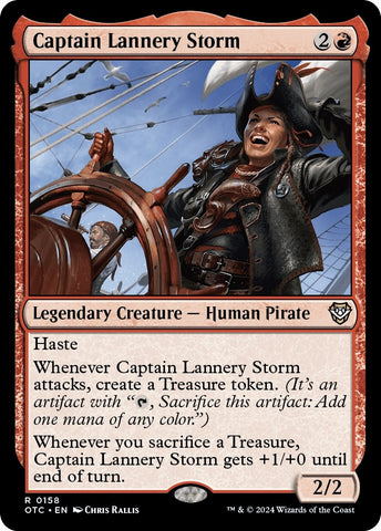 Image for Captain Lannery Storm (158) [Commander: Outlaws of Thunder Junction]