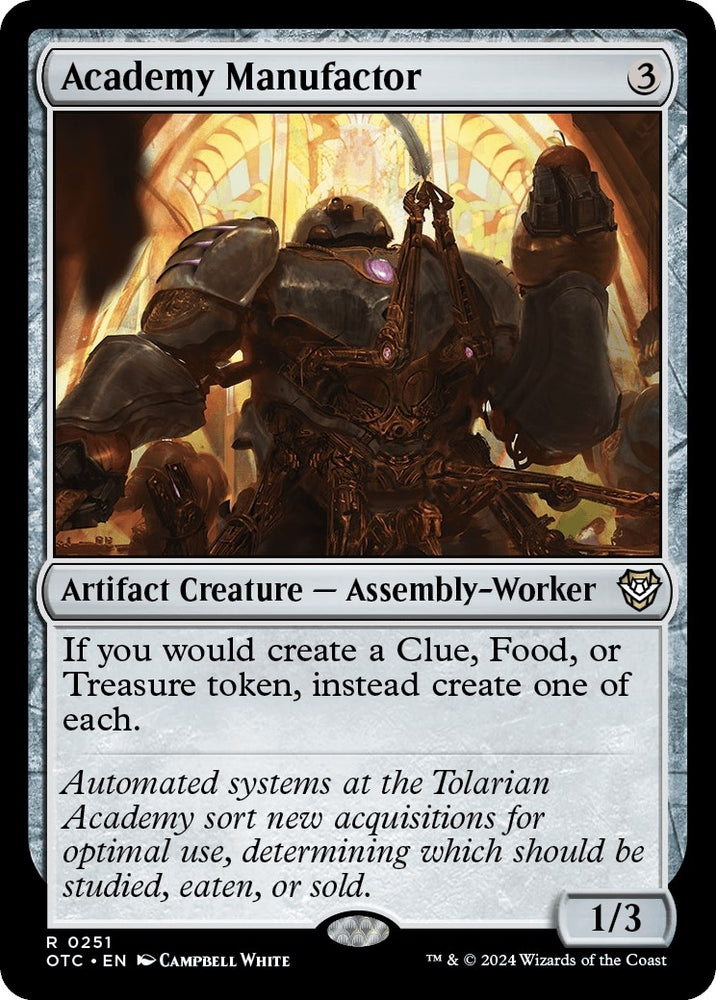 Image for Academy Manufactor (251) [Commander: Outlaws of Thunder Junction]