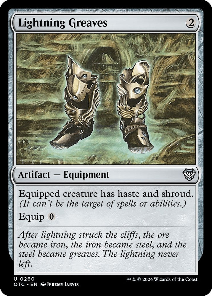 Image for Lightning Greaves (260) [Commander: Outlaws of Thunder Junction]
