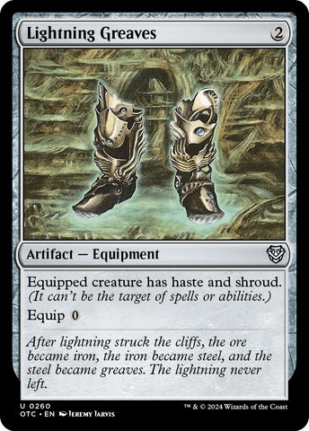 Image for Lightning Greaves (260) [Commander: Outlaws of Thunder Junction]