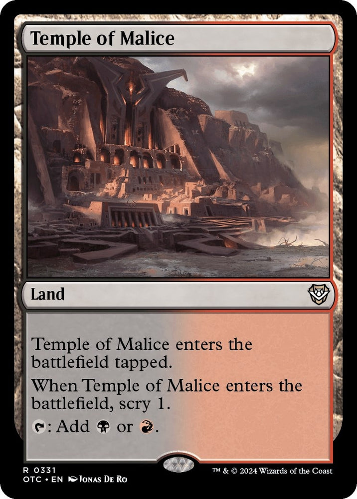 Image for Temple of Malice (331) [Commander: Outlaws of Thunder Junction]