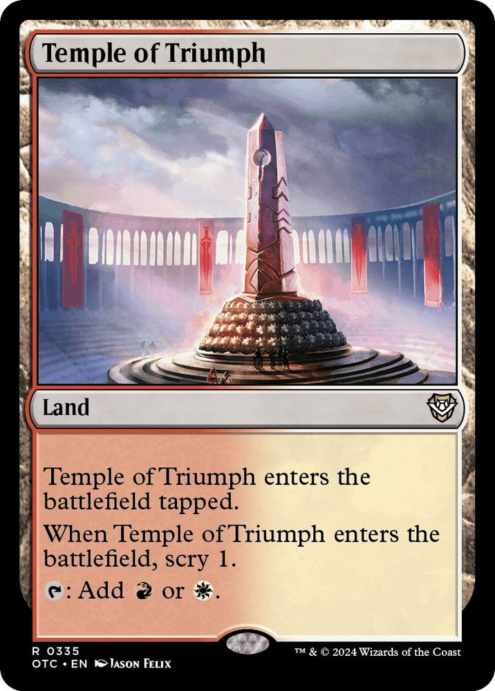 Image for Temple of Triumph (335) [Commander: Outlaws of Thunder Junction]