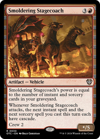 Image for Smoldering Stagecoach (30) [Commander: Outlaws of Thunder Junction]