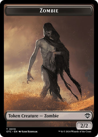 Image for Zombie // Ox Double-Sided Token (10 // 3) [Commander: Outlaws of Thunder Junction]