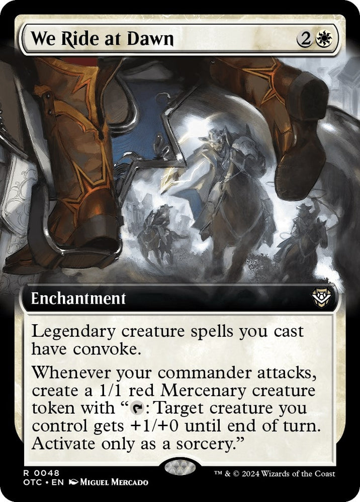Image for We Ride at Dawn (Extended Art) (48) [Commander: Outlaws of Thunder Junction]