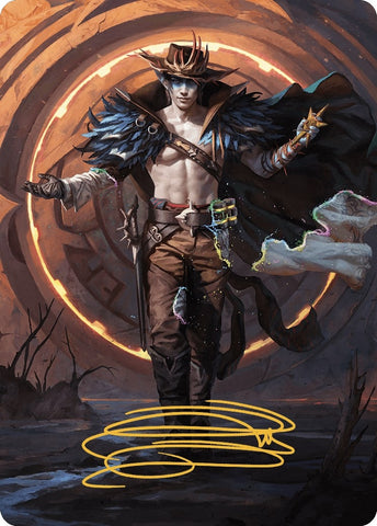 Image for Oko, the Ringleader Art Card (29/54) (Gold-Stamped Signature) (29) [Art Series: Outlaws of Thunder Junction]