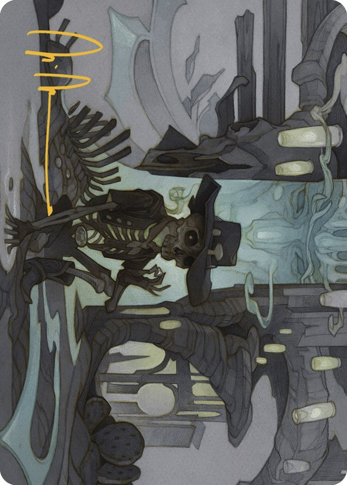 Image for Tinybones Joins Up Art Card (Gold-Stamped Signature) (9) [Art Series: Outlaws of Thunder Junction]