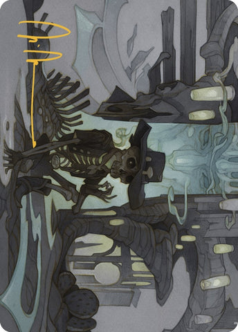 Image for Tinybones Joins Up Art Card (Gold-Stamped Signature) (9) [Art Series: Outlaws of Thunder Junction]