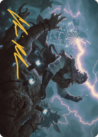 Image for Geralf, the Fleshwright Art Card (Gold-Stamped Signature) (5) [Art Series: Outlaws of Thunder Junction]