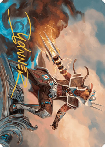 Image for Annie Flash, the Veteran Art Card (Gold-Stamped Signature) (17) [Art Series: Outlaws of Thunder Junction]