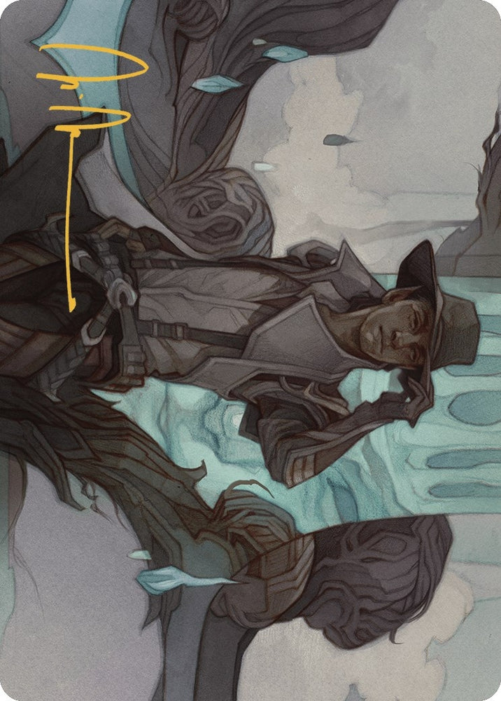 Image for Kellan Joins Up Art Card (Gold-Stamped Signature) (23) [Art Series: Outlaws of Thunder Junction]