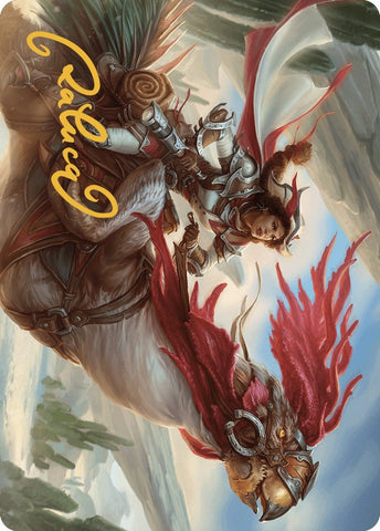 Image for Frontier Seeker Art Card (Gold-Stamped Signature) (2) [Art Series: Outlaws of Thunder Junction]