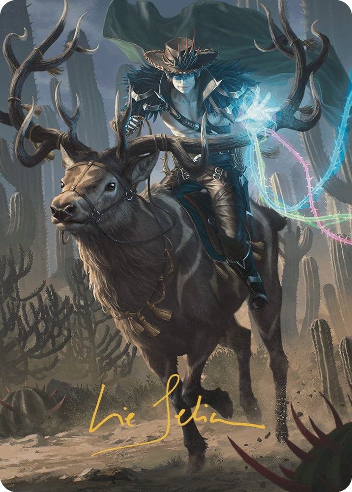 Image for Oko, the Ringleader Art Card (54/54) (Gold-Stamped Signature) (54) [Art Series: Outlaws of Thunder Junction]