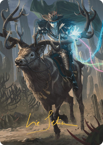 Image for Oko, the Ringleader Art Card (54/54) (Gold-Stamped Signature) (54) [Art Series: Outlaws of Thunder Junction]
