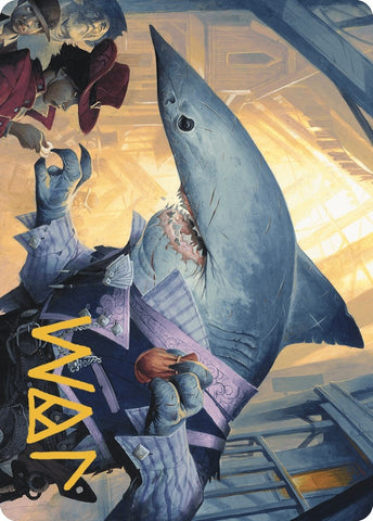 Image for Loan Shark Art Card (Gold-Stamped Signature) (6) [Art Series: Outlaws of Thunder Junction]