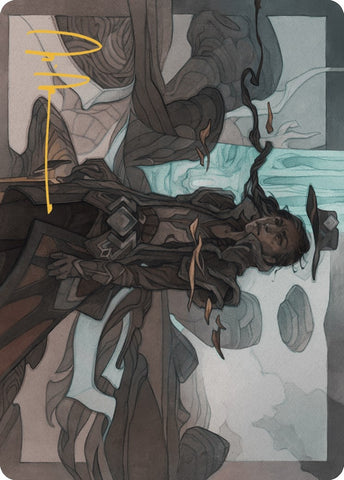 Image for Annie Joins Up Art Card (Gold-Stamped Signature) (18) [Art Series: Outlaws of Thunder Junction]
