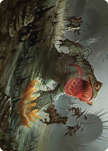 Image for The Gitrog, Ravenous Ride Art Card (22) [Art Series: Outlaws of Thunder Junction]
