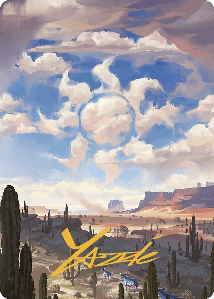 Image for Plains Art Card (Gold-Stamped Signature) (36) [Art Series: Outlaws of Thunder Junction]