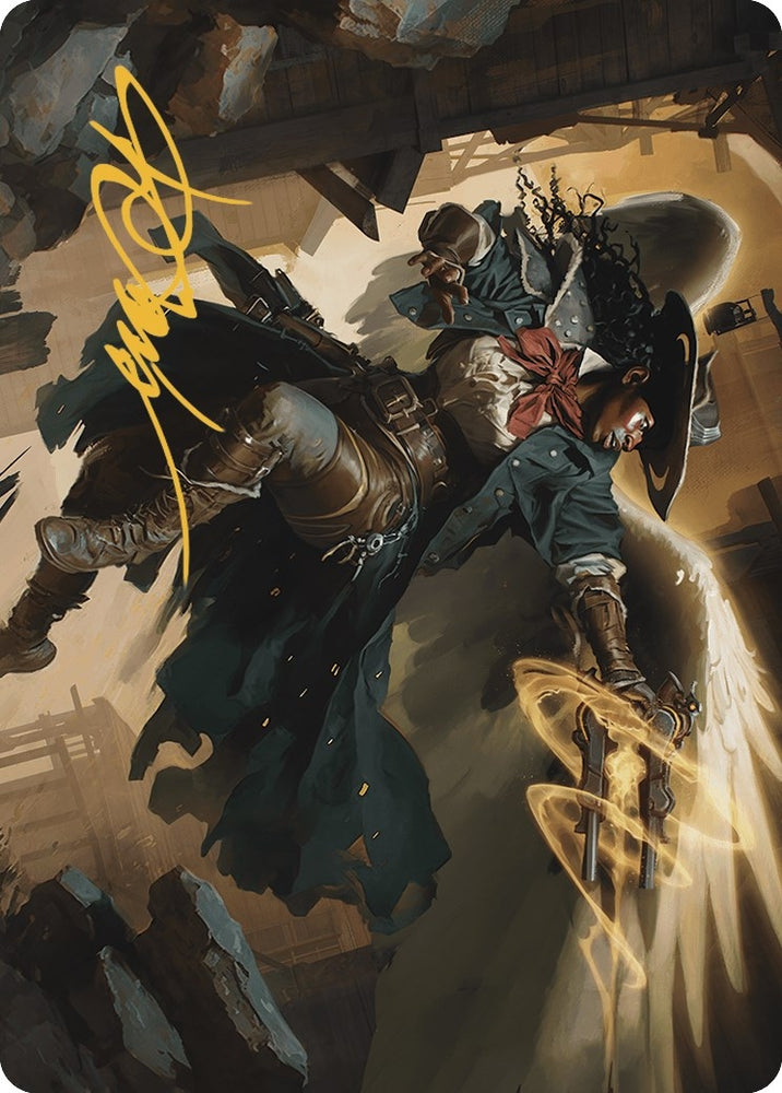 Image for Archangel of Tithes Art Card (Gold-Stamped Signature) (1) [Art Series: Outlaws of Thunder Junction]