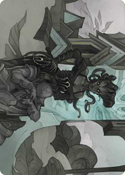 Image for Vraska Joins Up Art Card (34) [Art Series: Outlaws of Thunder Junction]