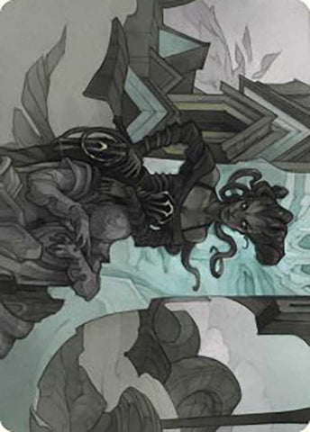 Image for Vraska Joins Up Art Card (34) [Art Series: Outlaws of Thunder Junction]