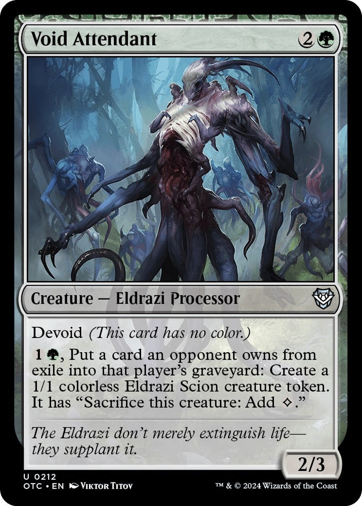 Image for Void Attendant (212) [Commander: Outlaws of Thunder Junction]
