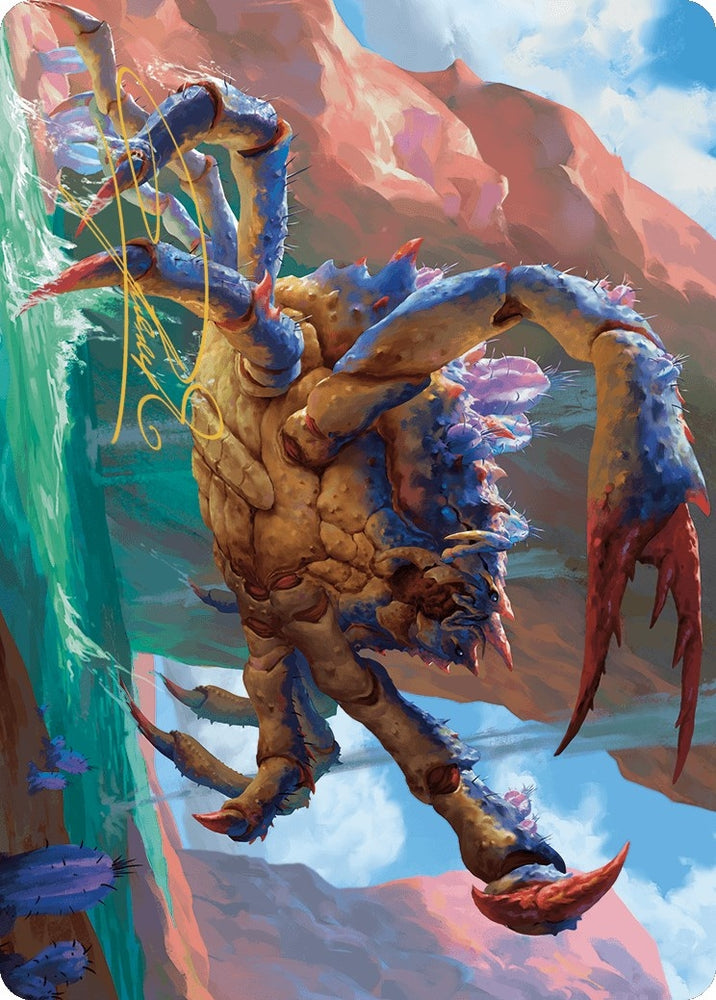 Image for Canyon Crab Art Card (Gold-Stamped Signature) (4) [Art Series: Outlaws of Thunder Junction]