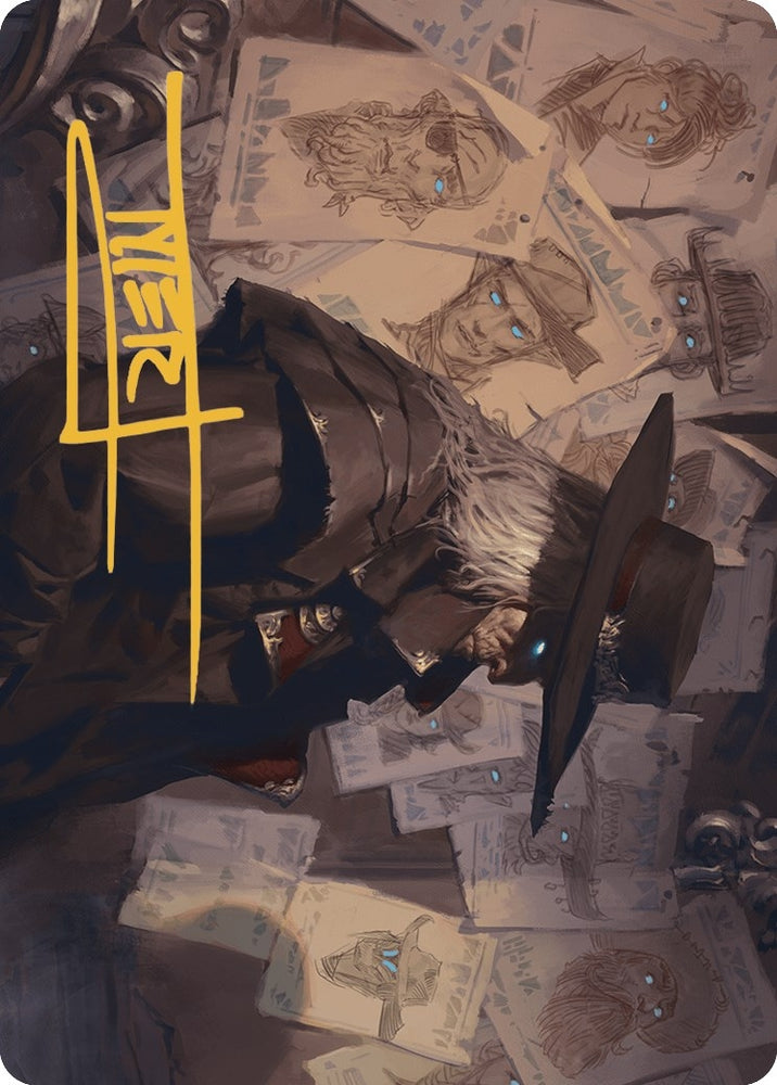 Image for Lazav, Familiar Stranger Art Card (Gold-Stamped Signature) (25) [Art Series: Outlaws of Thunder Junction]