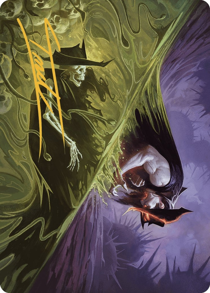 Image for Pillage the Bog Art Card (Gold-Stamped Signature) (30) [Art Series: Outlaws of Thunder Junction]