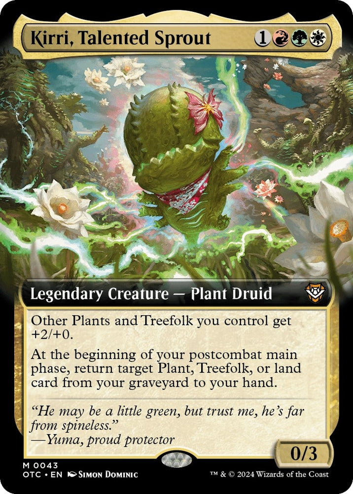 Image for Kirri, Talented Sprout (Extended Art) (43) [Commander: Outlaws of Thunder Junction]