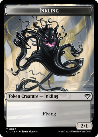 Image for Inkling // Treasure Double-Sided Token (22 // 18) [Commander: Outlaws of Thunder Junction]