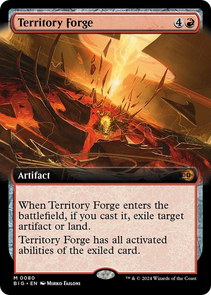 Image for Territory Forge (Extended Art) (80) [Outlaws of Thunder Junction: The Big Score]