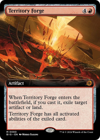 Image for Territory Forge (Extended Art) (80) [Outlaws of Thunder Junction: The Big Score]