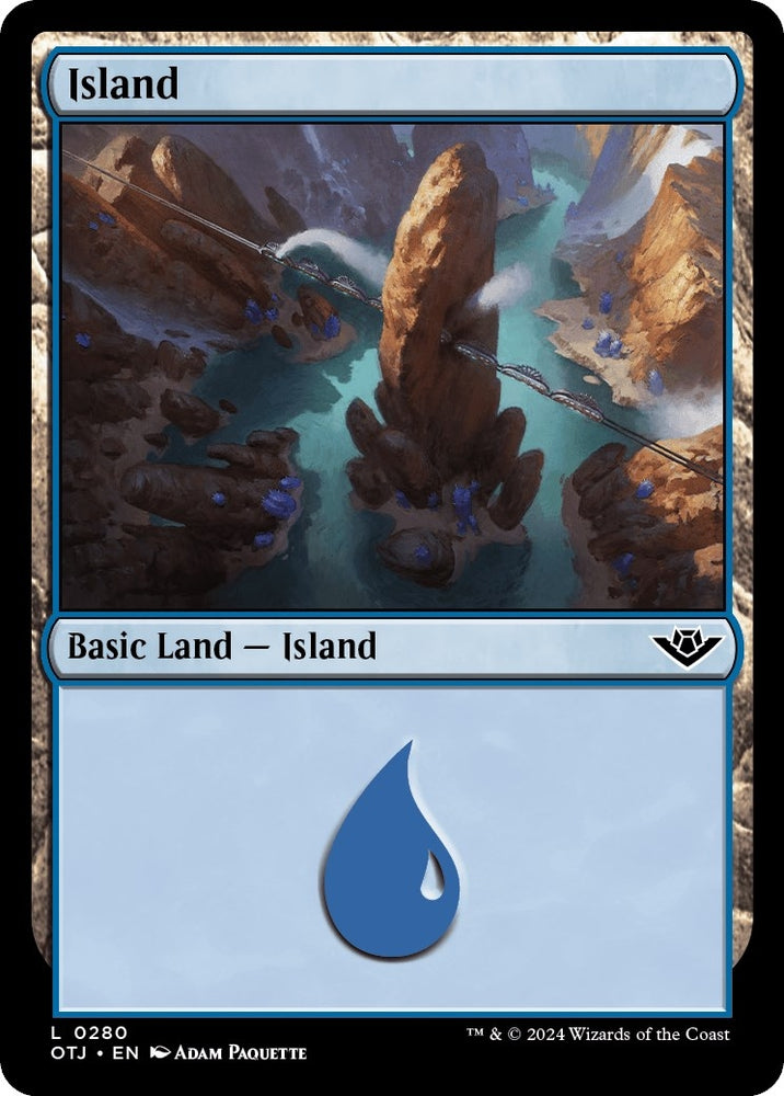 Image for Island (0280) (280) [Outlaws of Thunder Junction]