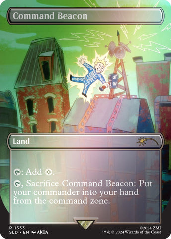 Image for Command Beacon (Rainbow Foil) (1533) [Secret Lair Drop Series]