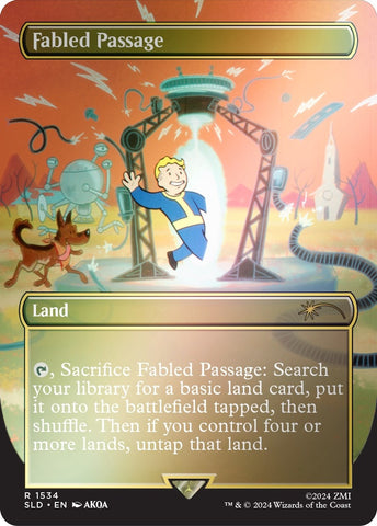 Image for Fabled Passage (1534) (Rainbow Foil) (1534) [Secret Lair Drop Series]