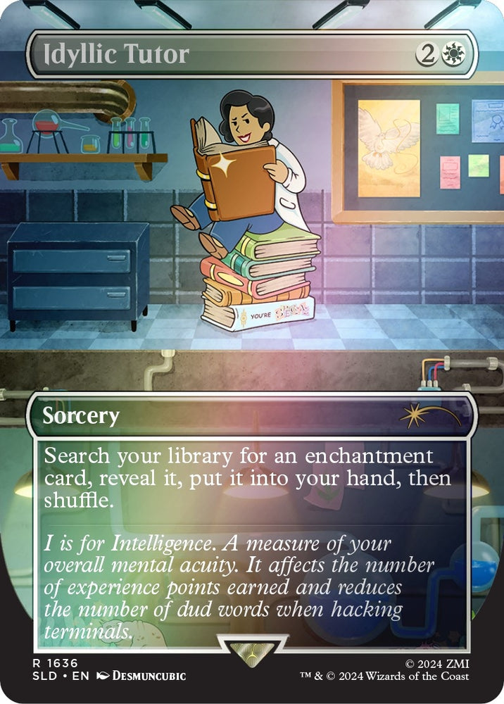 Image for Idyllic Tutor (1636) (Rainbow Foil) (1636) [Secret Lair Drop Series]