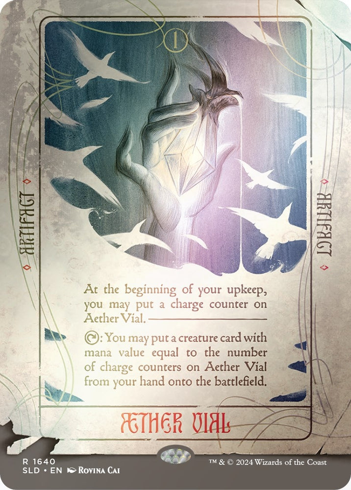 Image for Aether Vial (Rainbow Foil) (1640) [Secret Lair Drop Series]